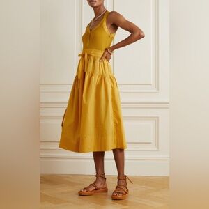 Ulla Johnson Lilith dress in goldenrod